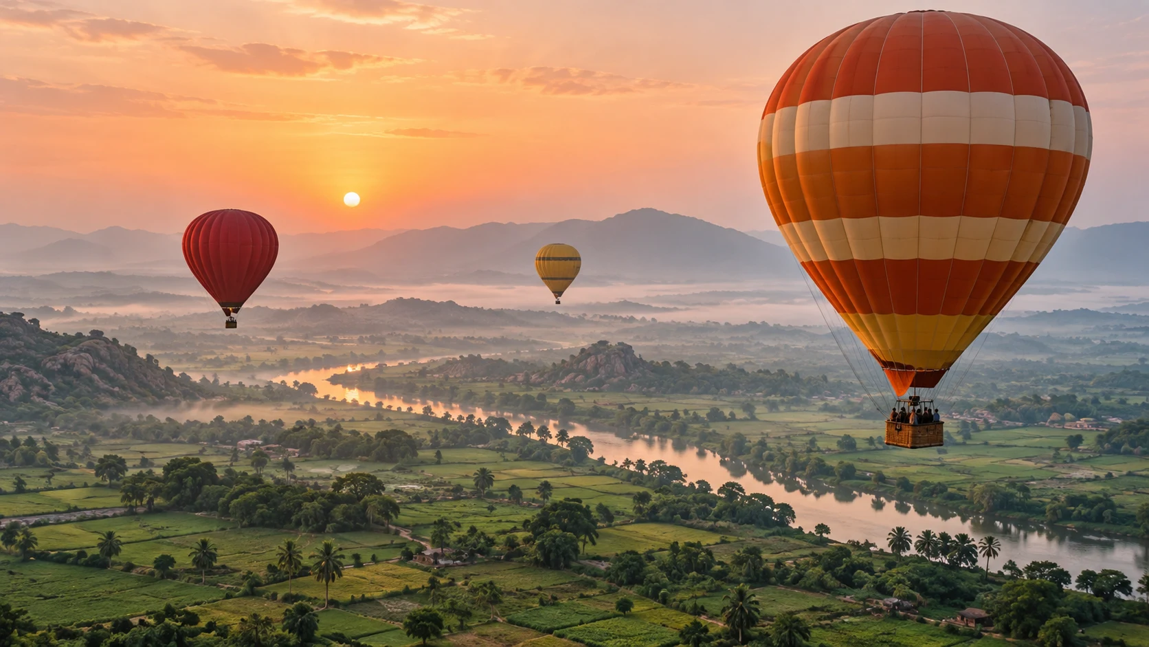 AI illustration: Hot Air Ballooning