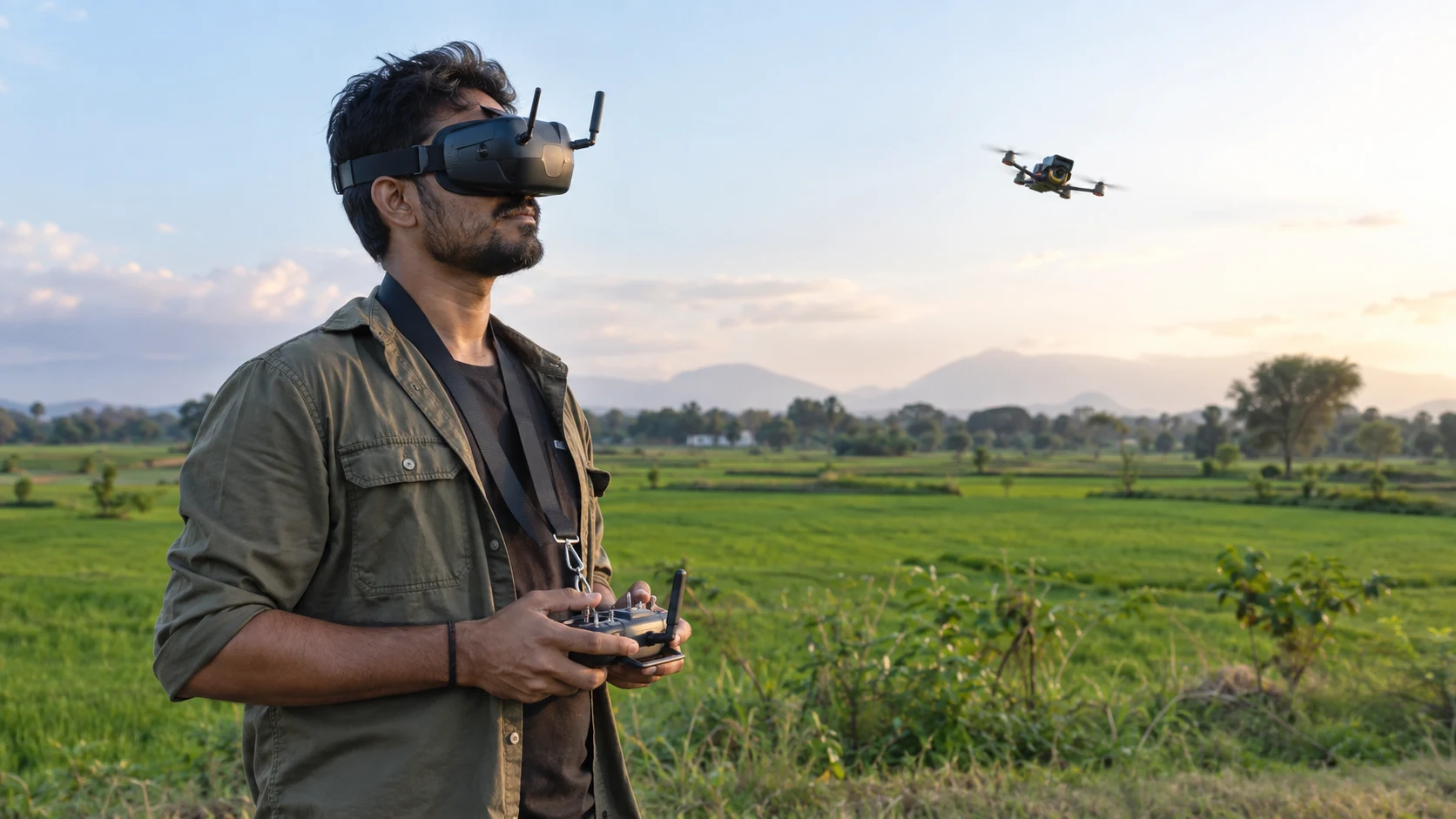 AI illustration: Drones & FPV